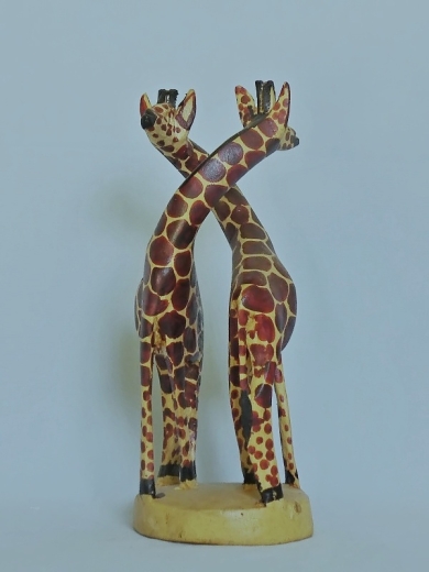 Giraffe Harmonie aus Jacarandaholz